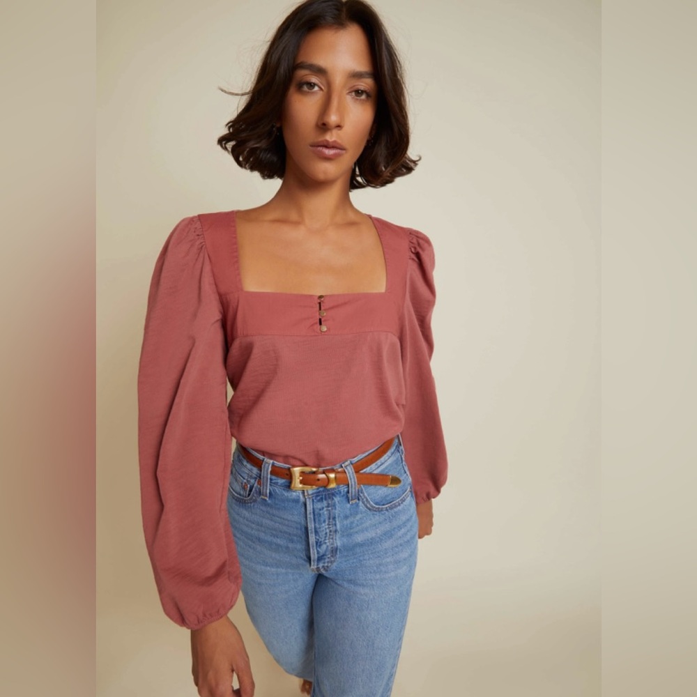 NWOT Nation LTD Pascale Square neck top